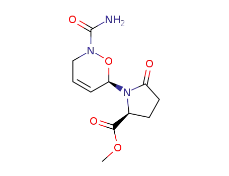 (S)-1-((R)-2-Carbamoyl-3,6-dihydro-2H-[1,2]oxazin-6-yl)-5-oxo-pyrrolidine-2-carboxylic acid methyl ester