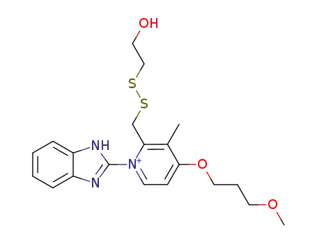 1-(1H-Benzoimidazol-2-yl)-2-(2-hydroxy-ethyldisulfanylmethyl)-4-(3-methoxy-propoxy)-3-methyl-pyridinium