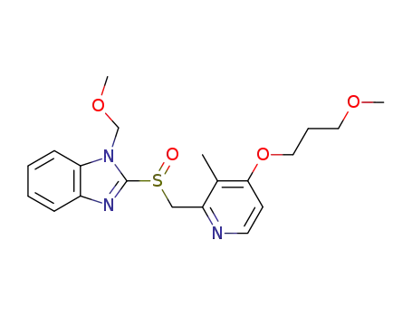 1-Methoxymethyl-2-[4-(3-methoxy-propoxy)-3-methyl-pyridin-2-ylmethanesulfinyl]-1H-benzoimidazole