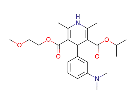 4-(3-Dimethylamino-phenyl)-2,6-dimethyl-1,4-dihydro-pyridine-3,5-dicarboxylic acid 3-isopropyl ester 5-(2-methoxy-ethyl) ester