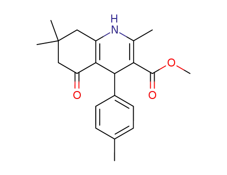 methyl 2,7,7-trimethyl-5-oxo-4-p-tolyl-1,4,5,6,7,8-hexahydroquinoline-3-carboxylate