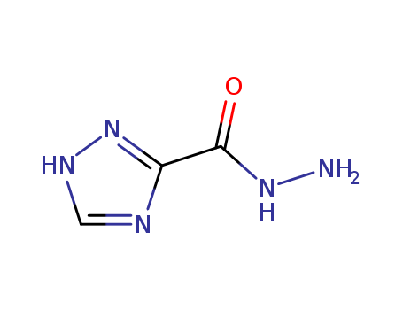 1-H 1,2,4 triazole-3-carboxylic acid hydrazide