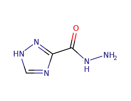 Molecular Structure of 21732-98-9 (1H-[1,2,4]Triazole-3-carboxylic acid hydrazide)