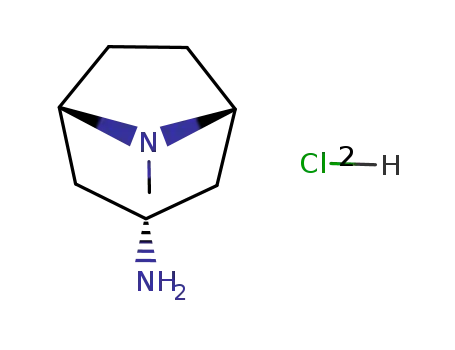 3-endo-amino-8-methyl-8-azabicyclo[3.2.1.]octane bis-hydrochloride