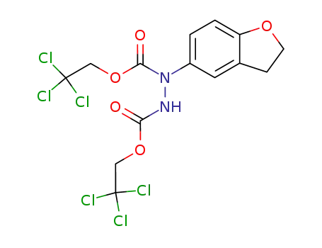 1-(5-dihydrobenzofuranyl)-1,2-hydrazinedicarboxylic acid bis(2,2,2-trichloroethyl) ester