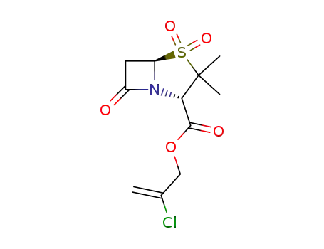 (2S,5R)-3,3-Dimethyl-4,4,7-trioxo-4λ6-thia-1-aza-bicyclo[3.2.0]heptane-2-carboxylic acid 2-chloro-allyl ester