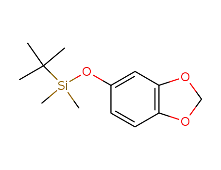 (benzo[d][1,3]dioxol-5-yloxy)(tert-butyl)dimethylsilane