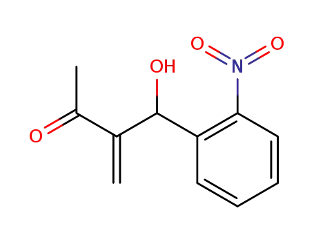 Molecular Structure of 219982-00-0 (3-Buten-2-one, 3-[hydroxy(2-nitrophenyl)methyl]-)