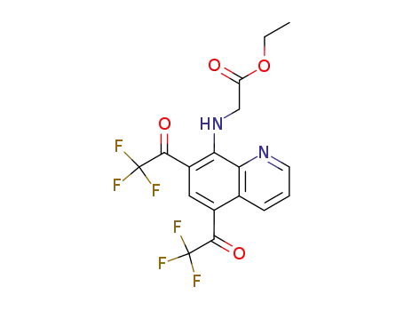 N-[5,7-bis(trifluoroacetyl)-8-quinolyl]glycine ethyl ester