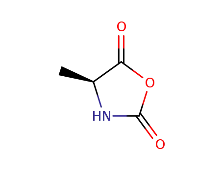 Molecular Structure of 2224-52-4 ((S)-4-METHYL-2,5-OXAZOLIDINEDIONE)
