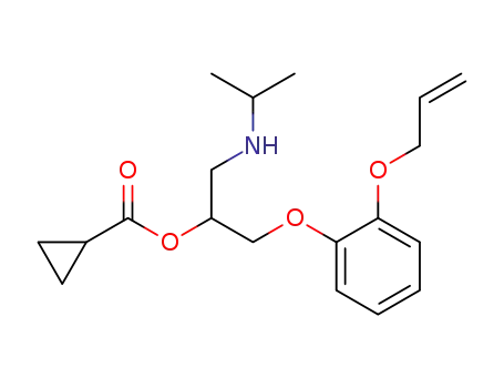 cyclopropanecarboxylic acid 2-(2-allyloxy-phenoxy)-1-(isopropylamino-methyl)-ethyl ester