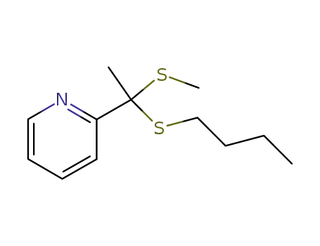2-<1-butylsulfanyl-1-(methylsulfanyl)ethyl>pyridine