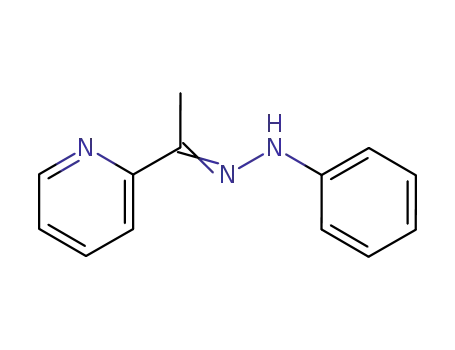 Molecular Structure of 7734-05-6 (1-(2-Pyridyl)ethanone phenylhydrazone)