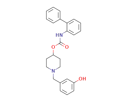 1-(3-hydroxybenzyl)-4-piperidyl biphenyl-2-ylcarbamate