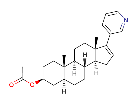Androst-16-en-3-ol, 17-(3-pyridinyl)-, acetate (ester),(3β,5α)-(219843-76-2)