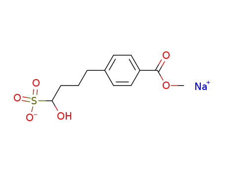 4-(4-carboxymethoxyphenyl)butanal sodium bisulfite adduct