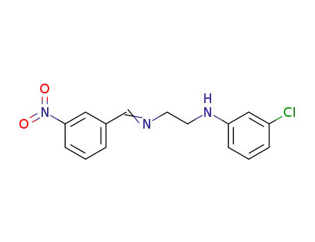 N-(3-Chloro-phenyl)-N'-[1-(3-nitro-phenyl)-meth-(E)-ylidene]-ethane-1,2-diamine