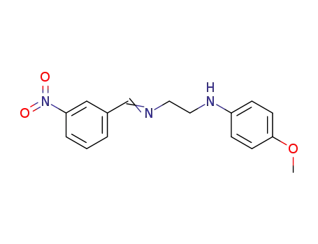 N-(4-Methoxy-phenyl)-N'-[1-(3-nitro-phenyl)-meth-(E)-ylidene]-ethane-1,2-diamine