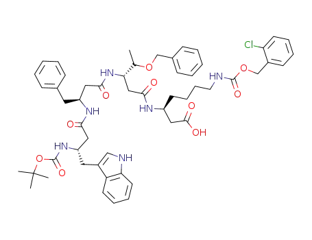 Boc-β3-HTrp-β3-HPhe-β3-HThr(OBn)-β3-HLys(2-Cl-Z)-OH