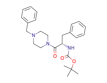 (S)-[1-benzyl-2-(4-benzyl-piperazin-1-yl)-2-oxo-ethyl]-carbamic acid tert-butyl ester