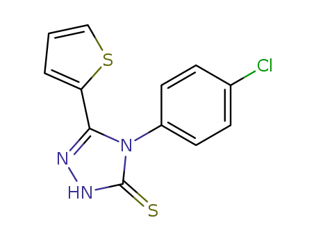 4-(4-chlorophenyl)-5-(thiophen-2-yl)-2,4-dihydro-3 H-1,2,4-triazole-3-thione