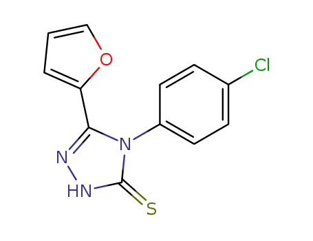 5-(2-furyl)-4-(4-chlorophenyl)-2,4-dihydro-1,2,4-triazole-3-thione