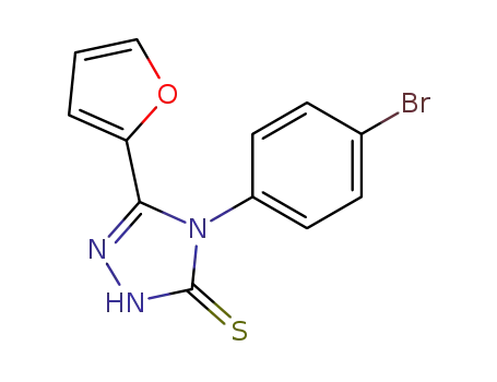 4-(4-bromophenyl)-5-(furan-2-yl)-2,4-dihydro-3H-1,2,4-triazole-3-thione