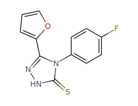 4-(4-fluoro-phenyl)-5-furan-2-yl-2,4-dihydro-[1,2,4]triazole-3-thione