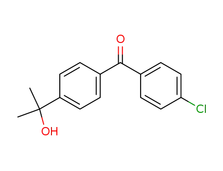 4-chloro-4'-(1-hydroxy-1-methylethyl)benzophenone
