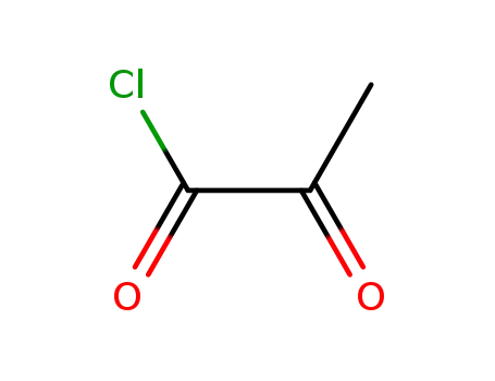 Molecular Structure of 5704-66-5 (Pyruvoyl chloride)