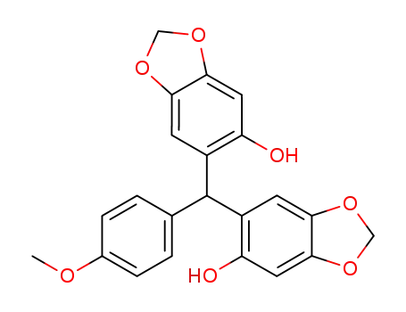 2,2'-dihydroxy-4''-methoxy-4,5:4',5'-dimethylenedioxytriphenylmethane