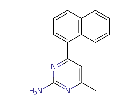 4-methyl-6-(naphthalen-1-yl)-pyrimidin-2-ylamine