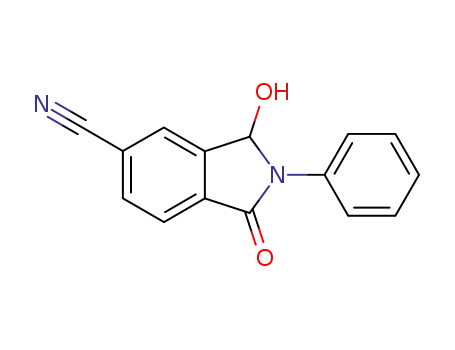 1-oxo-3-hydroxy-1,3-dihydro-N-phenylisoindole-5-carbonitrile