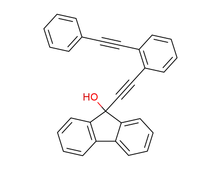 9-[[2-(phenylethynyl)phenyl]ethynyl]-9H-fluoren-9-ol