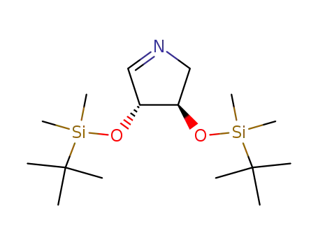 2,3-di-O-tert-butyldimethylsilyl-1,4-dideoxy-1,4-imino-1,N-dehydrothreitol