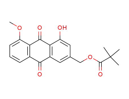 2,2-dimethyl-propionic acid 4-hydroxy-5-methoxy-9,10-dioxo-9,10-dihydro-anthracen-2-ylmethyl ester
