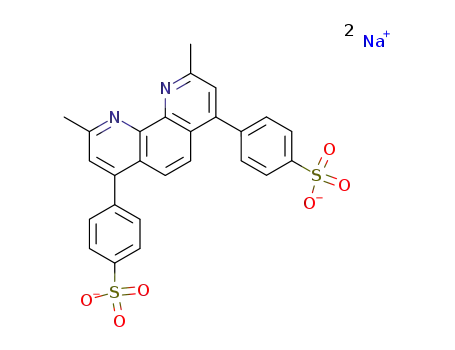 2,9-dimethyl-4,7-diphenyl-1,10-phenanthroline 4',4''-disulfonic acid disodium salt