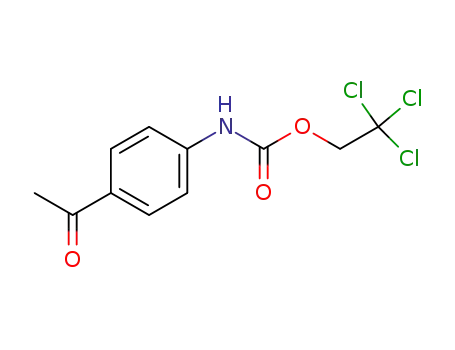 2,2,2-trichloroethyl (4-acetylphenyl)carbamate