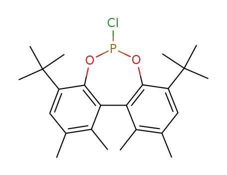 (S)-3,3′-di-tert-butyl-5,5′,6,6′-tetramethyl-2,2′-bisphenoxyphosphorous chloride