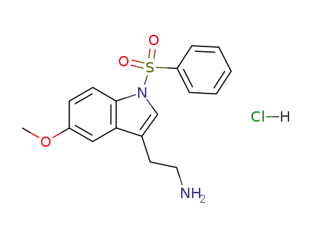 2-[1-(benzenesulfonyl)-5-methoxy-1H-indol-3-yl]ethylamine hydrochloride