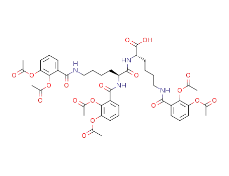 N2-[N2',N6'-bis(2,3-diacetoxybenzoyl)-L-lysyl]-N6-(2,3-diacetoxybenzoyl)-L-lysine