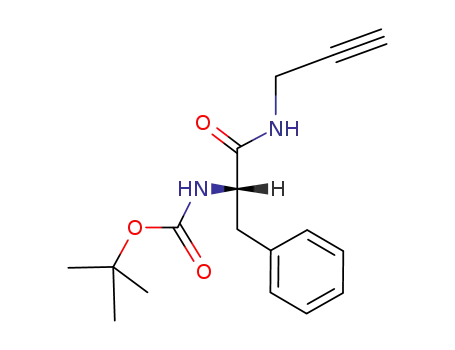 (S)-tert-butyl (1-oxo-3-phenyl-1-(prop-2-yn-1-ylamino)propan-2-yl)carbamate