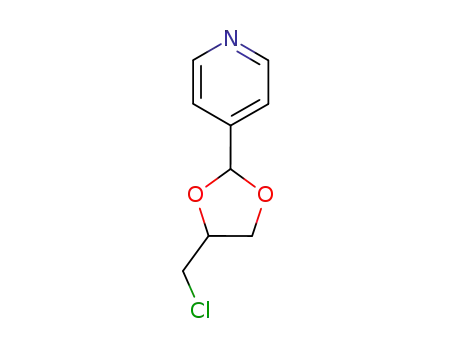 4-[4-(chloromethyl)-[1,3]dioxolan-2-yl]-pyridine
