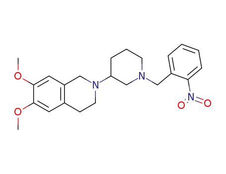 6,7-dimethoxy-2-[1-(2-nitrobenzyl)-3-piperidyl]-1,2,3,4-tetrahydroisoquinoline