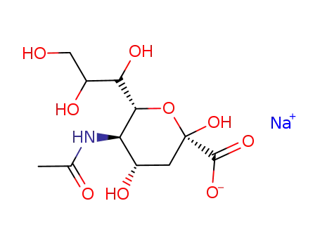 Sodium; (2S,4S,5R,6R)-5-acetylamino-2,4-dihydroxy-6-(1,2,3-trihydroxy-propyl)-tetrahydro-pyran-2-carboxylate