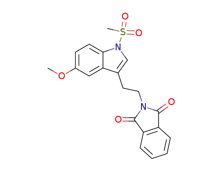 2-[2-(1-methanesulfonyl-5-methoxy-1H-indol-3-yl)ethyl]isoindole-1,3-dione