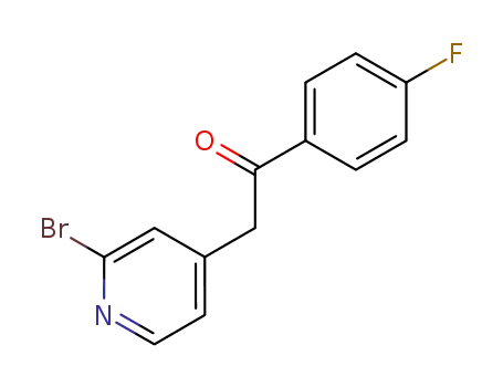 2-(2-bromopyridin-4-yl)-1-(4-fluorophenyl)ethan-1-one