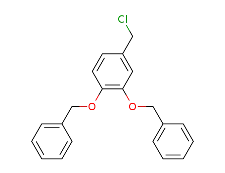 Molecular Structure of 1699-59-8 (3,4-DIBENZYLOXYBENZYL CHLORIDE)