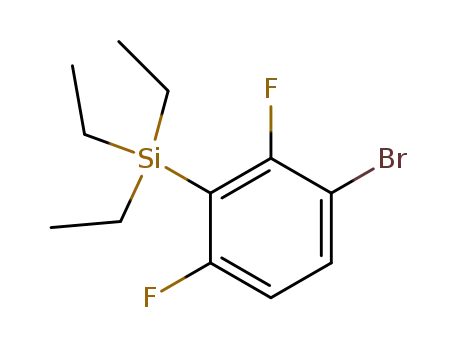 (3-bromo-2,6-difluorophenyl)triethylsilane