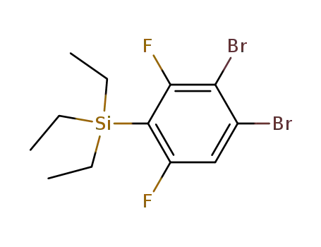 (3,4-dibromo-2,6-difluorophenyl)triethylsilane